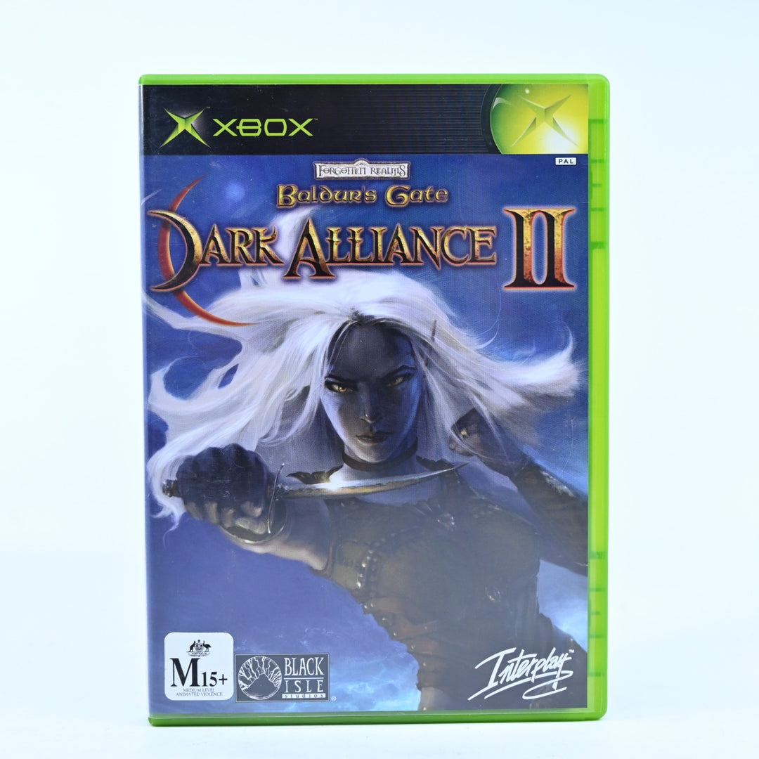Baldur's Gate Dark Alliance II - Original Xbox Game + Manual - PAL - MINT DISC!