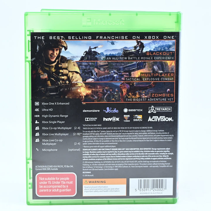 Call of Duty: Black Ops 4 - Xbox One Game - PAL - FREE POST!