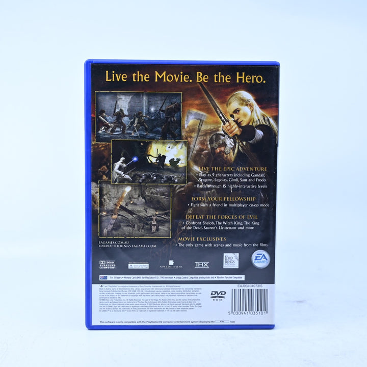 The Lord of the Rings: The Return of the King - PS2 Game + Manual - PAL