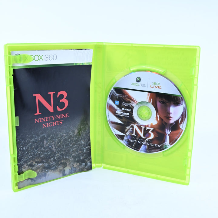 N3: Ninety Nine Nights - Xbox 360 Game + Manual - PAL - MINT DISC!