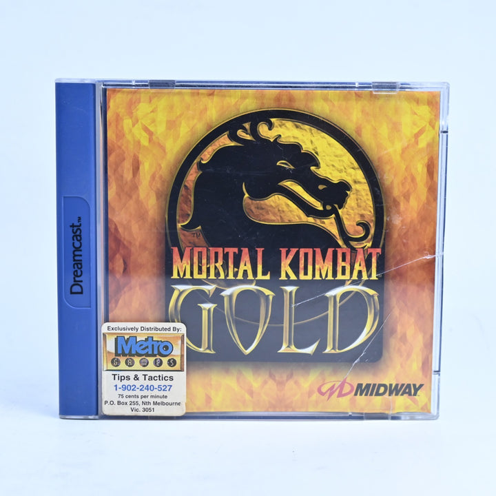 Mortal Kombat Gold - Sega Dreamcast Game - No Manual - PAL - MINT DISC!
