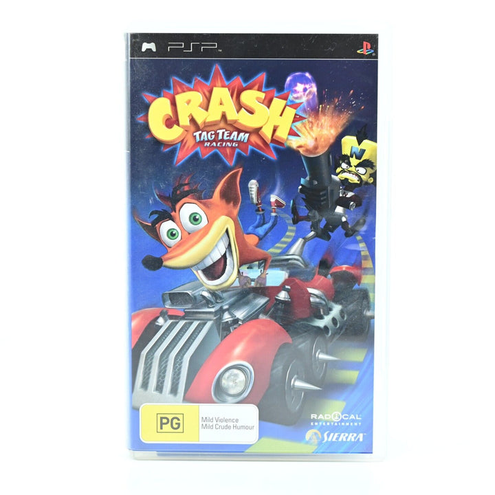 Crash Tag Team Racing - Sony PSP Game + Manual - FREE POST!