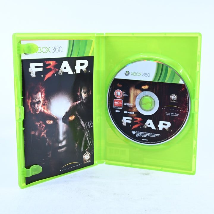 F3AR - Xbox 360 Game + Manual - PAL - MINT DISC! Fear 3 - F.3.A.R. - F.E.A.R