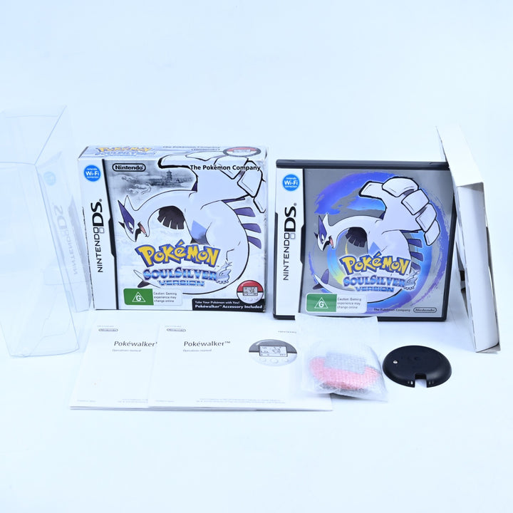 Pokemon SoulSilver Boxed + PokeWalker - Nintendo DS Game + Manual - Soul Silver!