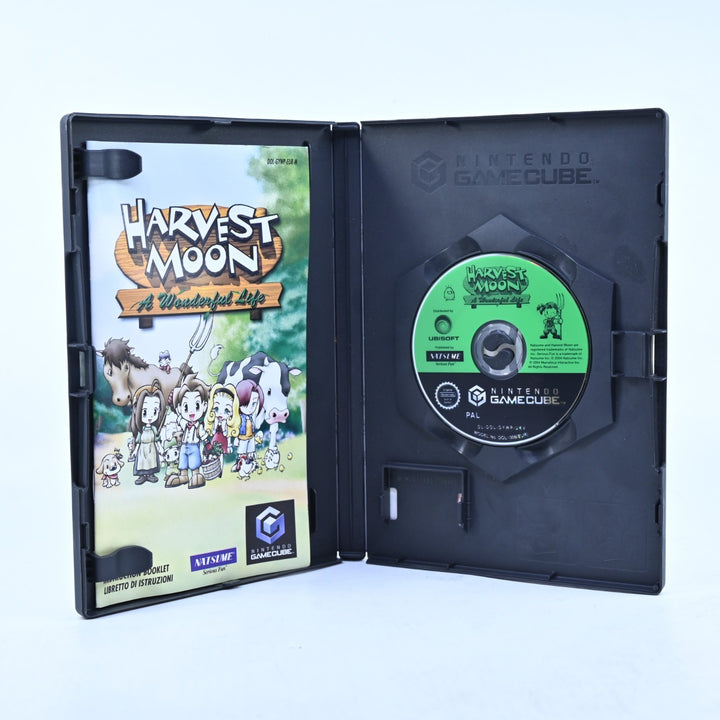 Harvest Moon - A Wonderful Life - Nintendo Gamecube Game + Manual - PAL