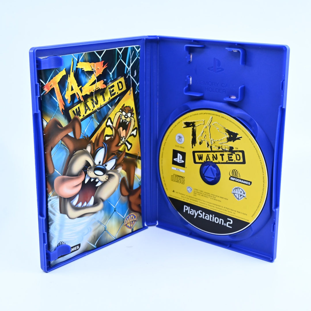 Taz Wanted - Sony Playstation 2 / PS2 Game + Manual - PAL - MINT DISC!