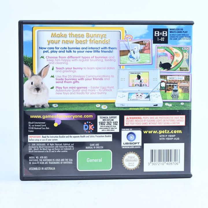 Bunnyz - Nintendo DS Game - PAL + Manual - FREE POST!