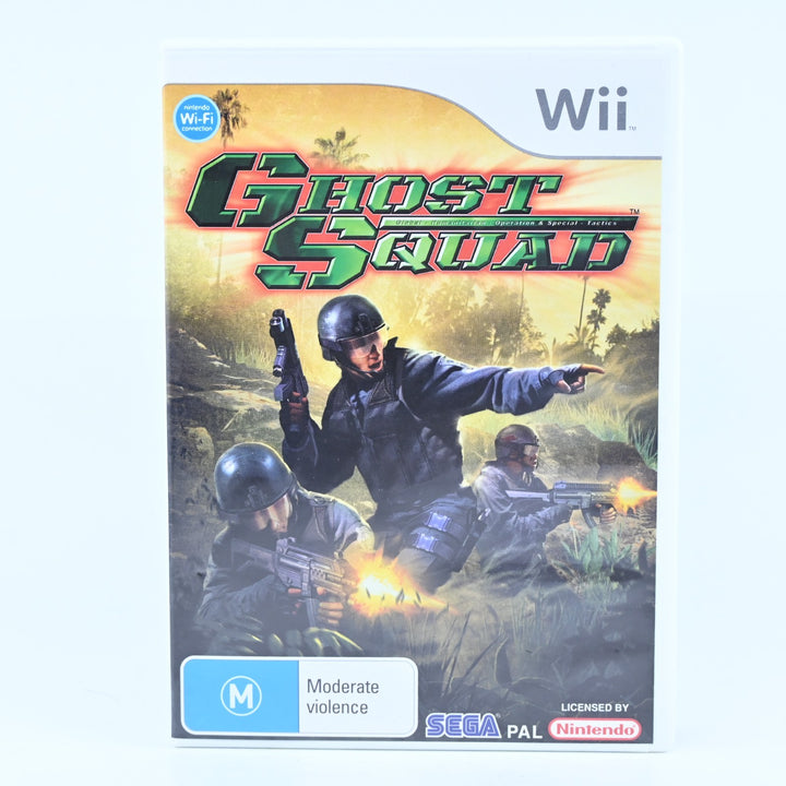 Ghost Squad - Nintendo Wii Game + Manual - PAL - MINT DISC!