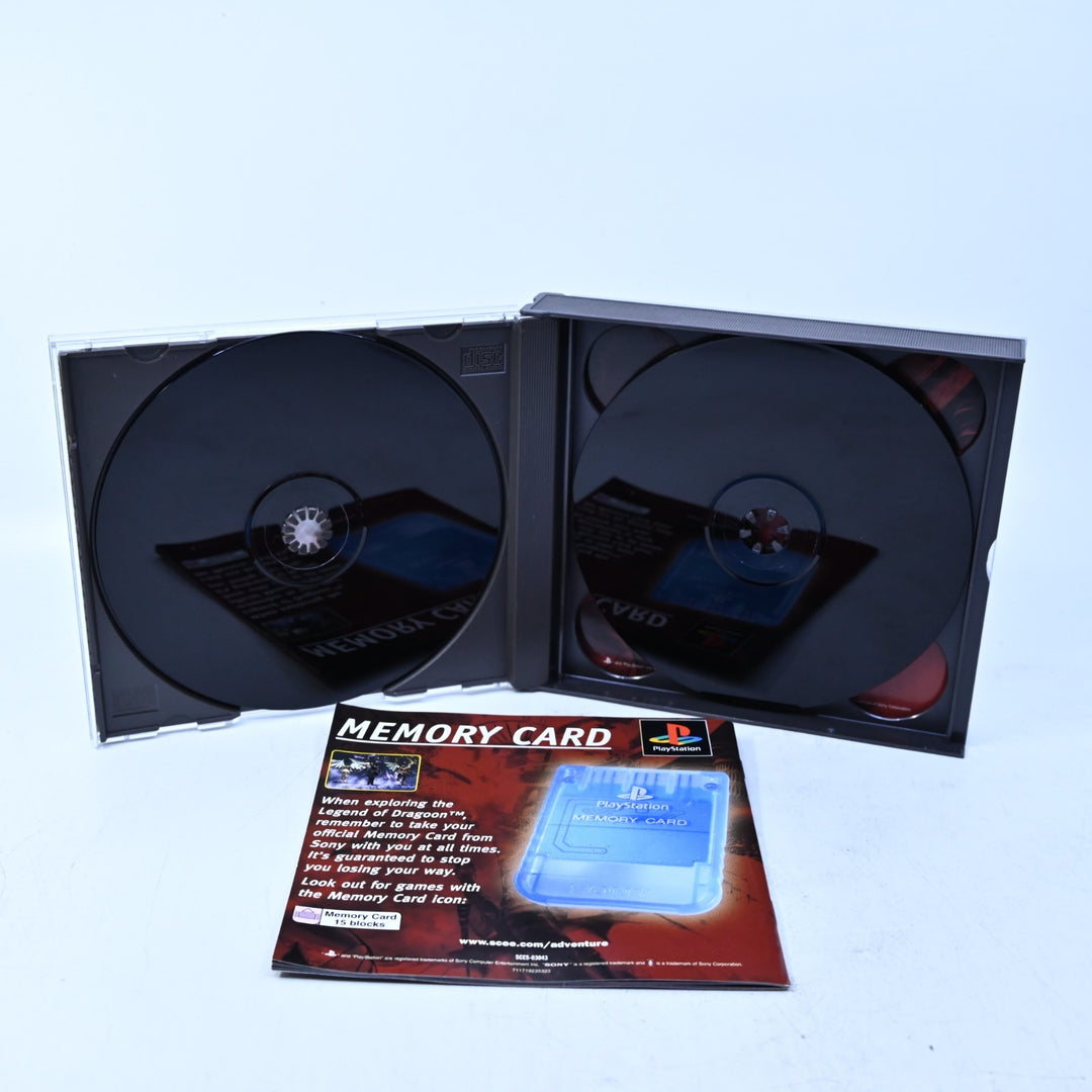 The Legend of Dragoon - Sony Playstation 1 / PS1 Game + Manual - PAL