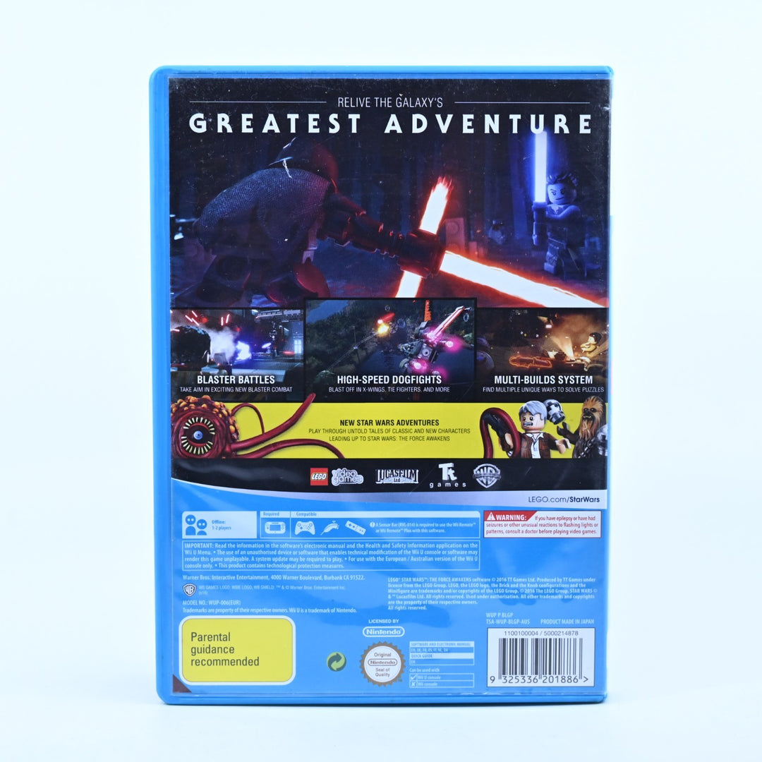 LEGO Star Wars: The Force Awakens - Nintendo Wii U Game - PAL - FREE POST!