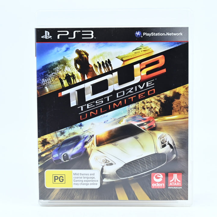 Test Drive Unlimited 2 - Sony Playstation 3 / PS3 Game + Manual - FREE POST!