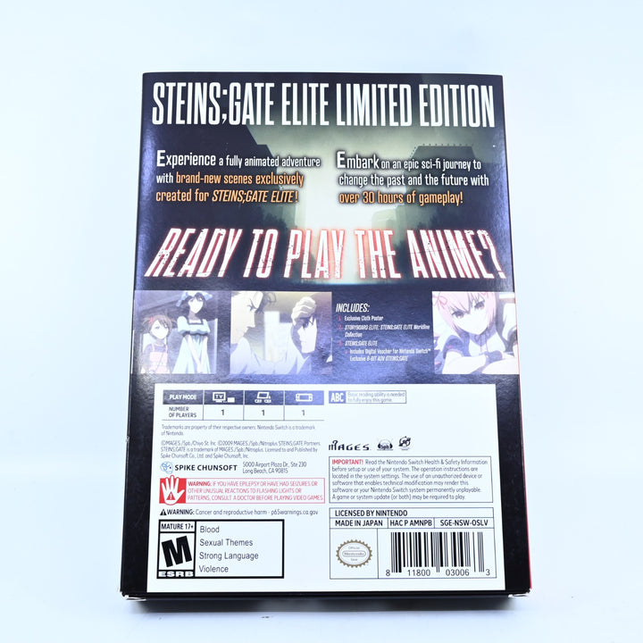 Steins;Gate Elite - Limited Edition - Nintendo Switch Game - Game Sealed