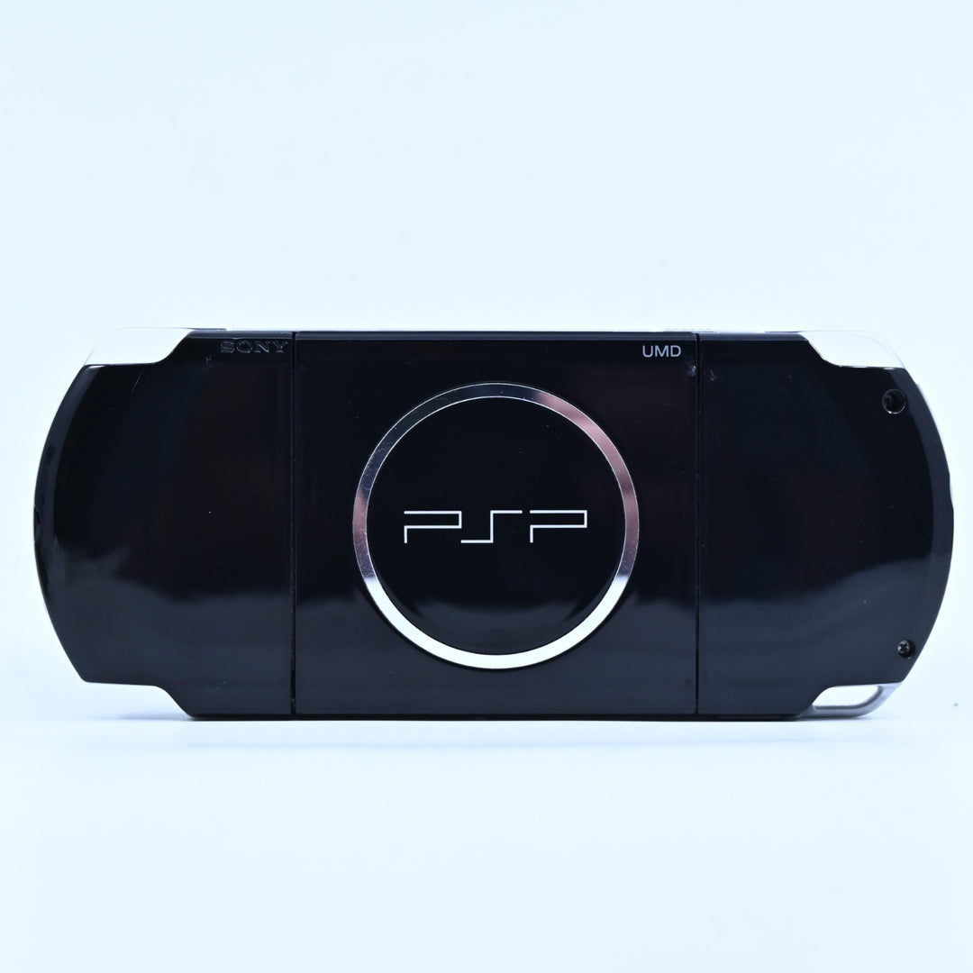 Black Sony PSP Console - PSP-3002 - 3000 + NEW BATTERY! + SD Card - FREE POST!