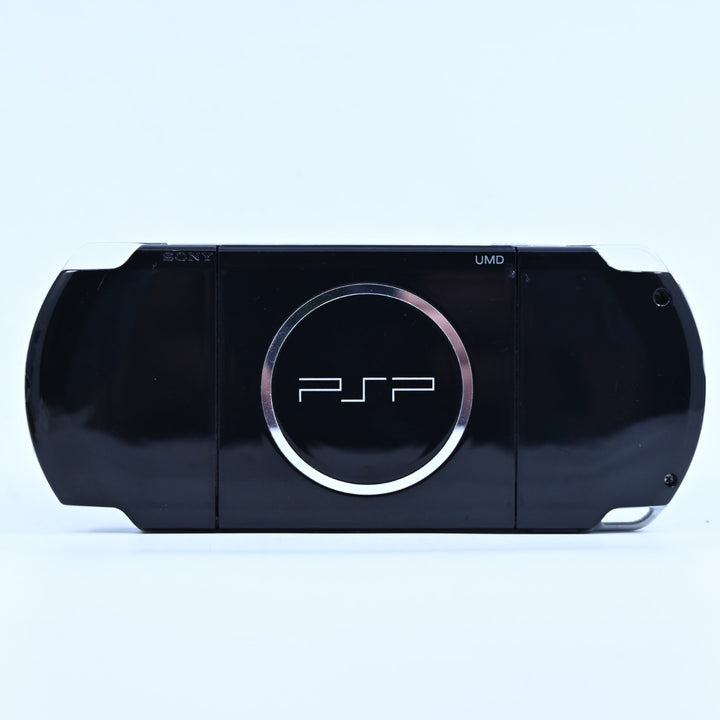 Black Sony PSP Console - PSP-3002 - 3000 + NEW BATTERY! + SD Card - FREE POST!