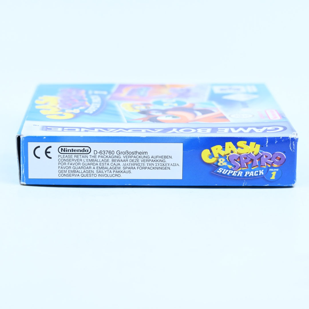 Crash & Spyro Super Pack Volume 1 - Nintendo Gameboy Advance / GBA Boxed Game