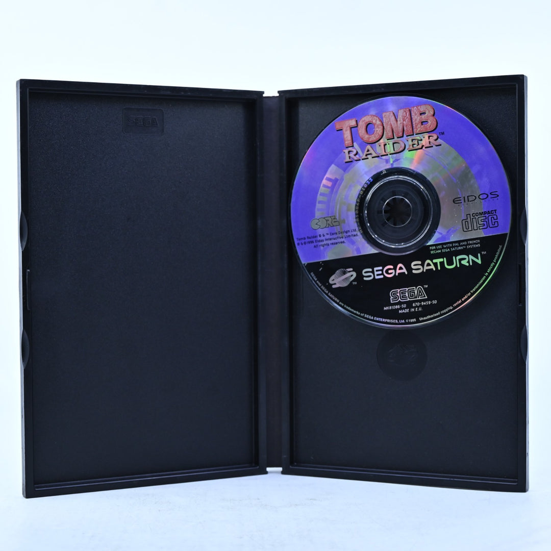 Tomb Raider - Sega Saturn Game - No Manual - PAL - MINT DISC!