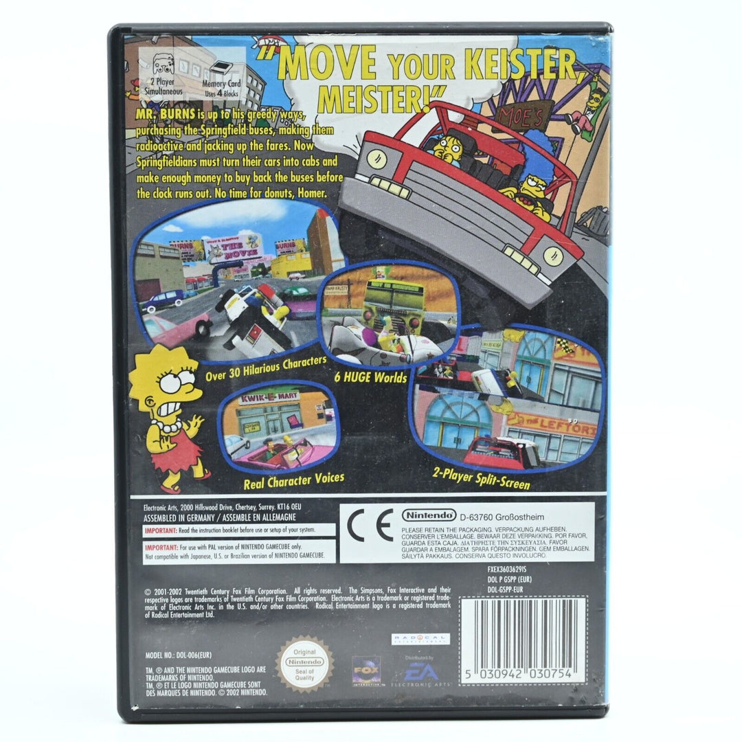 The Simpsons Road Rage - Nintendo Gamecube Game - PAL - FREE POST!