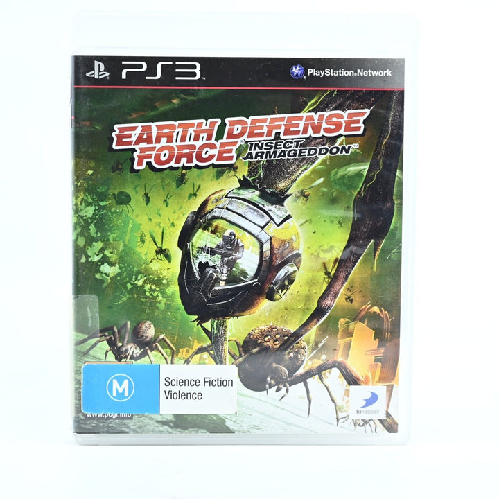 Earth Defense Force - Sony Playstation 3 / PS3 Game + Manual - FREE POST!