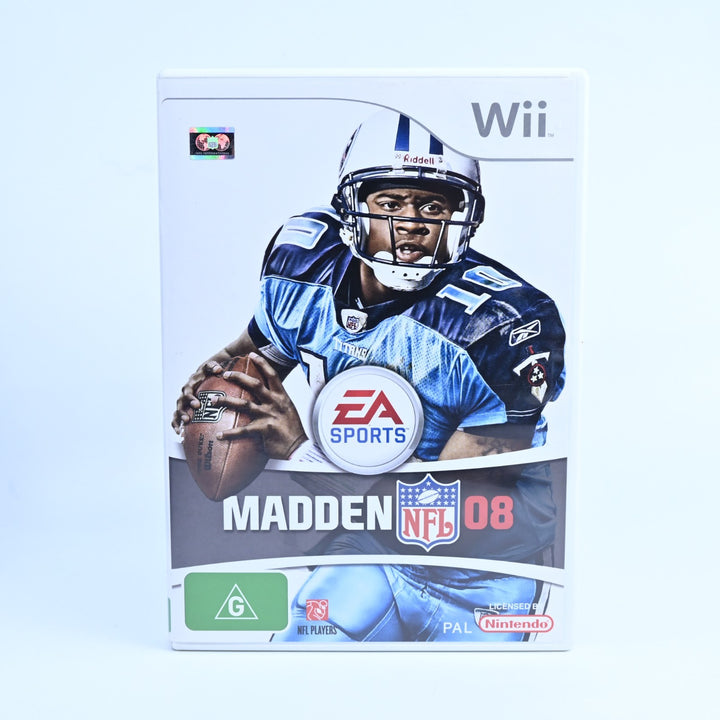 Madden NFL 08 - Nintendo Wii Game + Manual - PAL - MINT DISC!