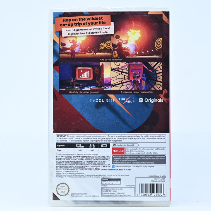 SEALED! It Takes Two - Nintendo Switch Game - FREE POST!