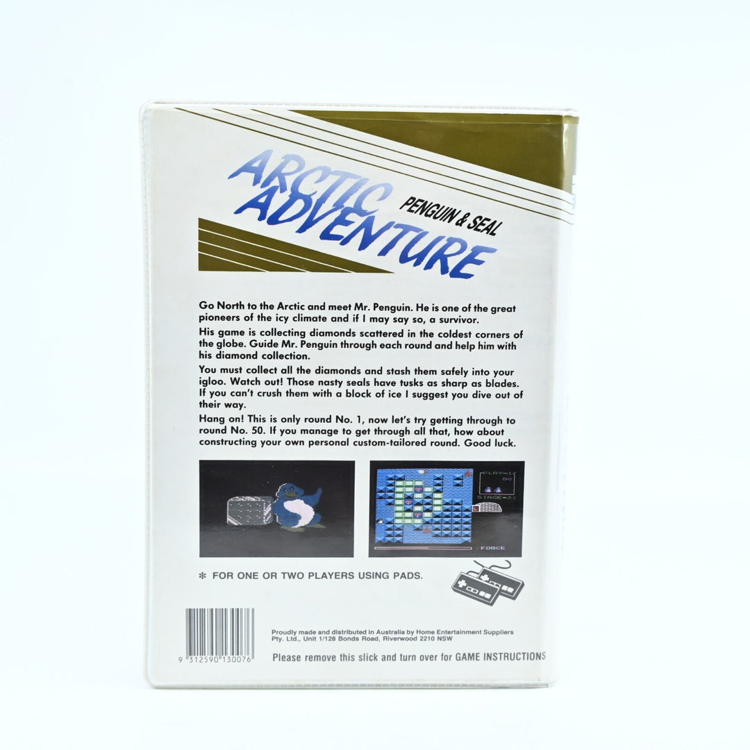 Arctic Adventure: Penguin & Seal - Piggy Back Cartridge - H.E.S / NES Game - PAL