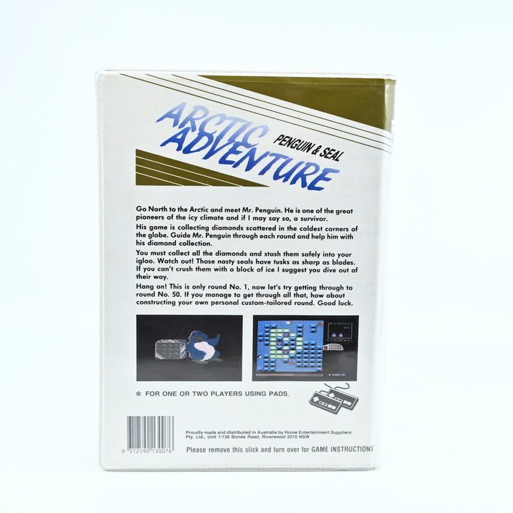 Arctic Adventure: Penguin & Seal - Piggy Back Cartridge - H.E.S / NES Game - PAL
