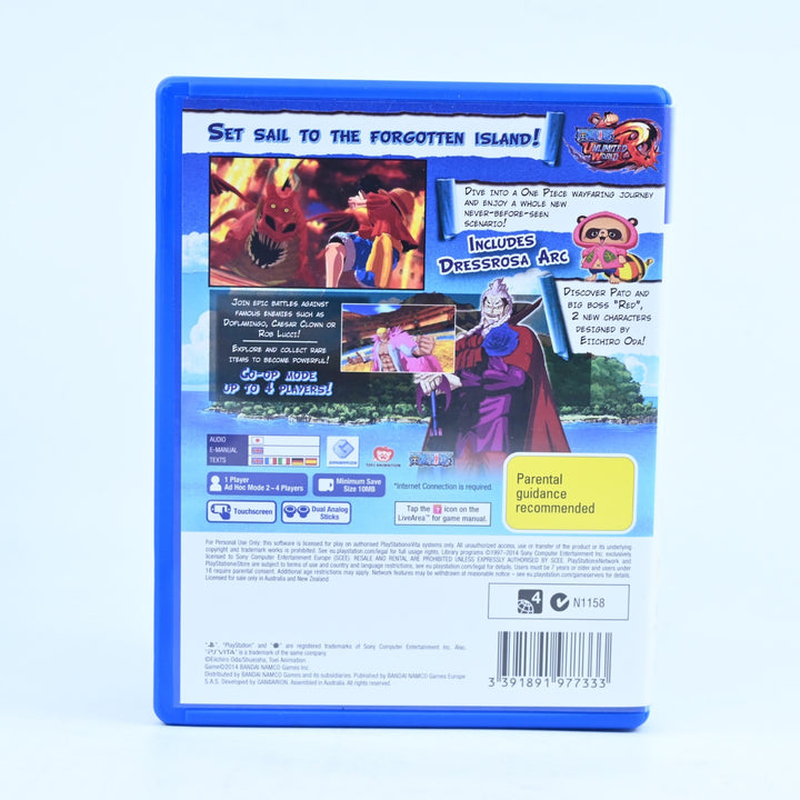 One Piece: Unlimited World Red - Sony PS Vita Game - FREE POST!