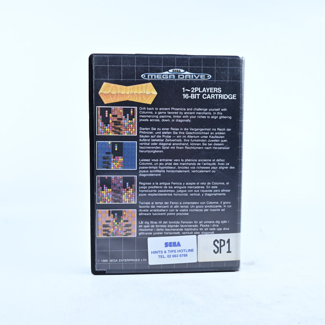 Columns - Sega Mega Drive Game + Manual - PAL - FREE POST!
