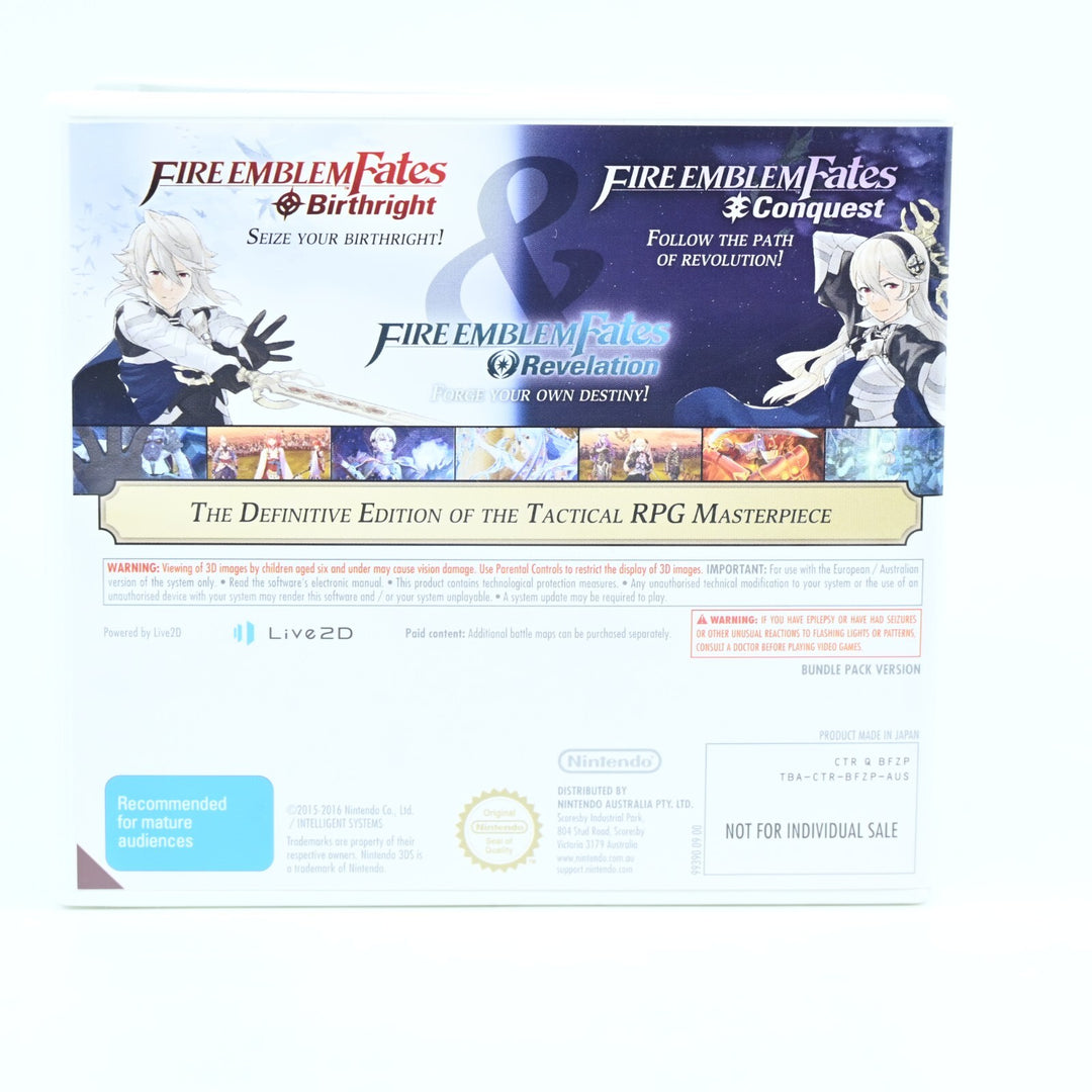 Fire Emblem Fates: Limited Edition Game + Steelbook + Art book Nintendo 3DS Game
