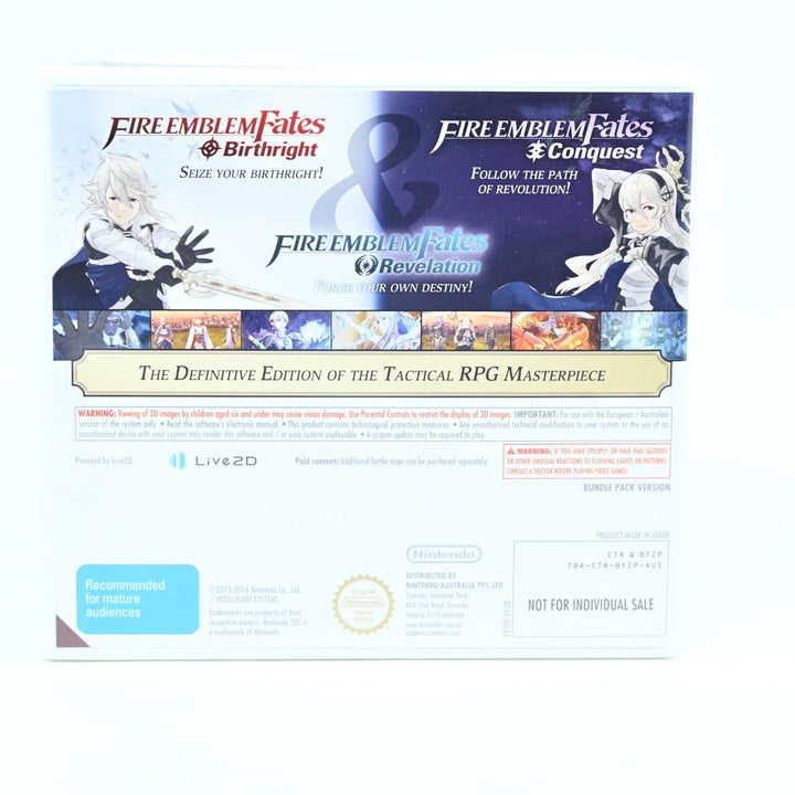 Fire Emblem Fates: Limited Edition Game + Steelbook + Art book Nintendo 3DS Game