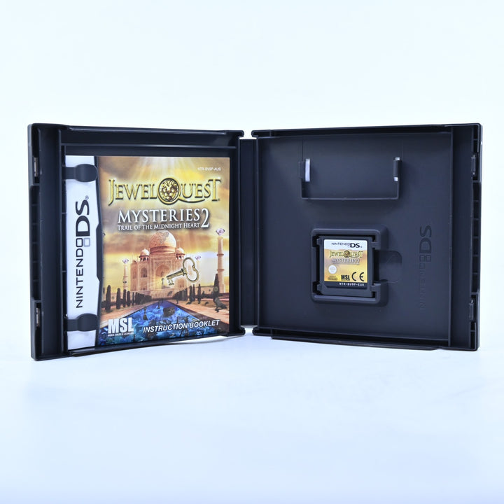 Jewel Quest Mysteries 2 Midnight Heart - Nintendo DS Game - PAL + Manual
