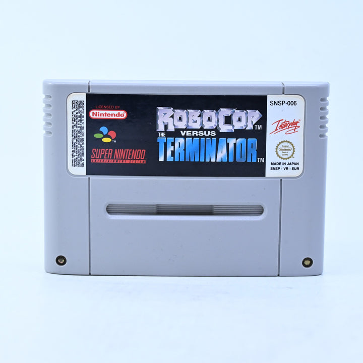 Robocop Versus The Terminator - Super Nintendo / SNES Game - PAL - FREE POST!