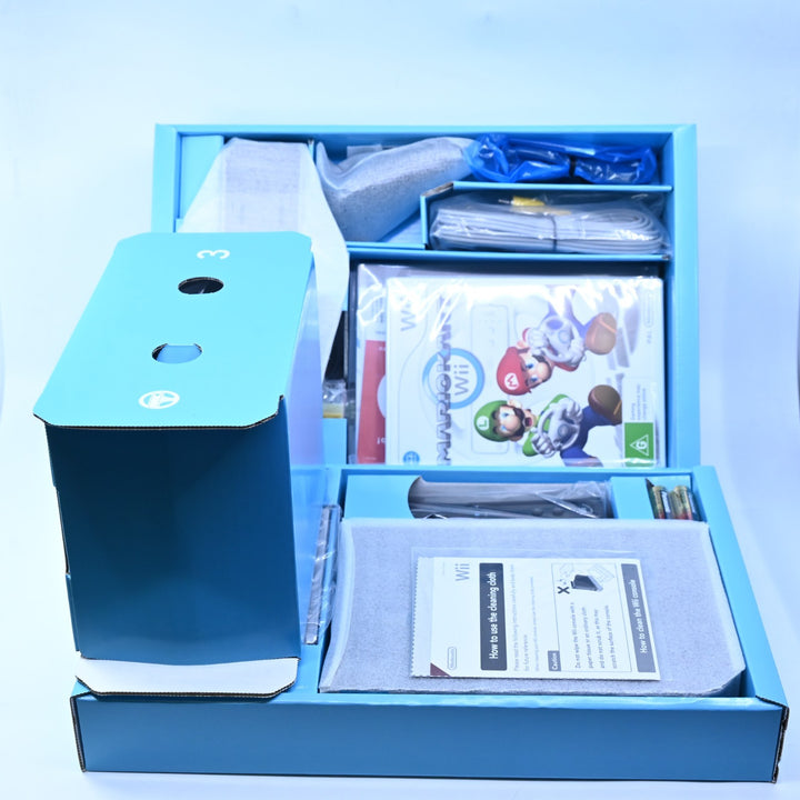 UNUSED! Mario Kart Wii Pack - Black - Nintendo Wii Boxed Console - AUS PAL