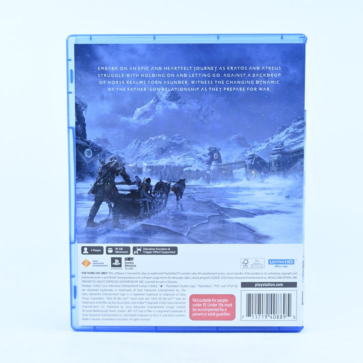 God of War Ragnarok - Sony Playstation 5 / PS5 Game - MINT DISC!