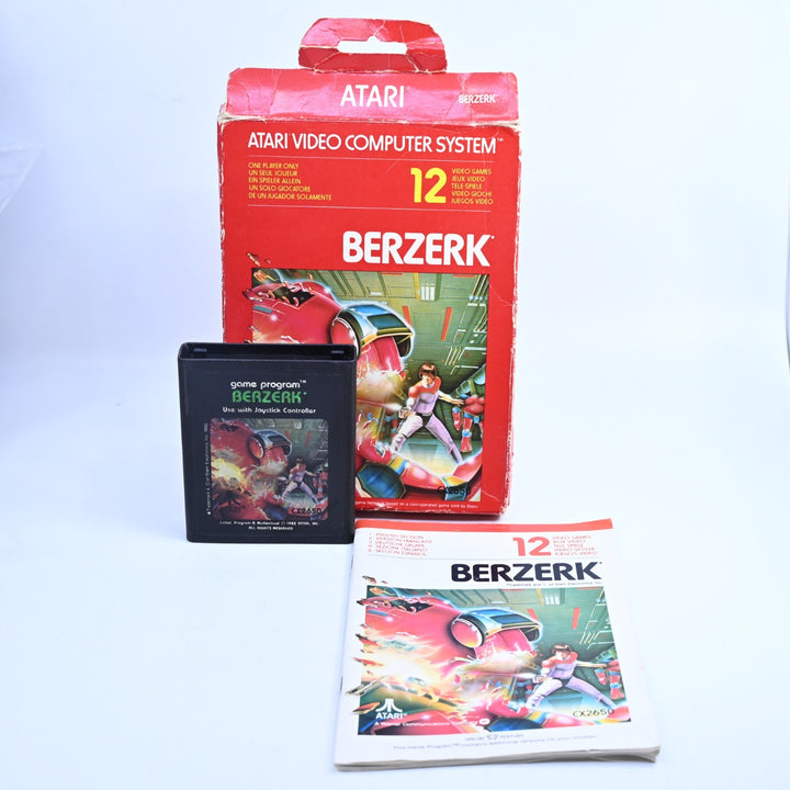 Berzerk - Atari 2600 Boxed Game + Manual - PAL - FREE POST!