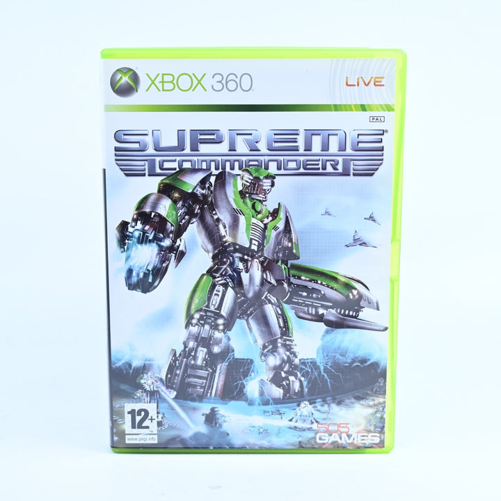 Supreme Commander - Xbox 360 Game + Manual - PAL - MINT DISC!