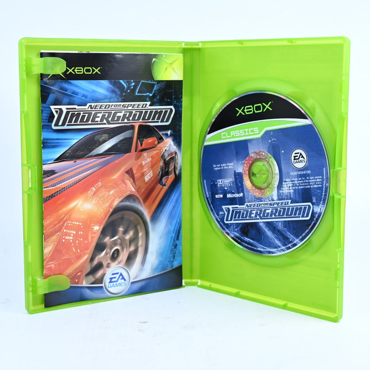 Need for Speed Underground - Original Xbox Game + Manual - PAL - MINT DISC!