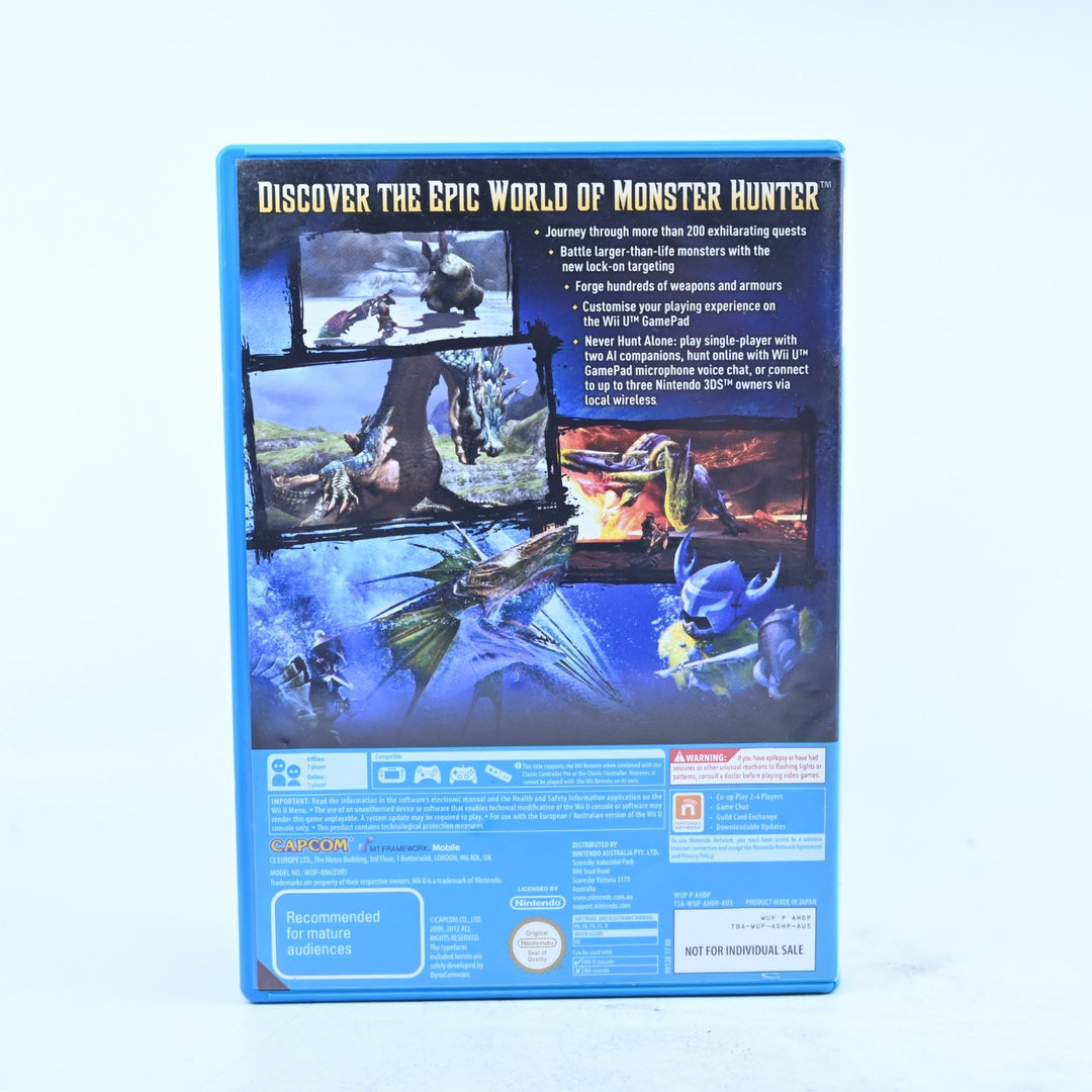 Monster Hunter 3 Ultimate - Nintendo Wii U Game - PAL - FREE POST!