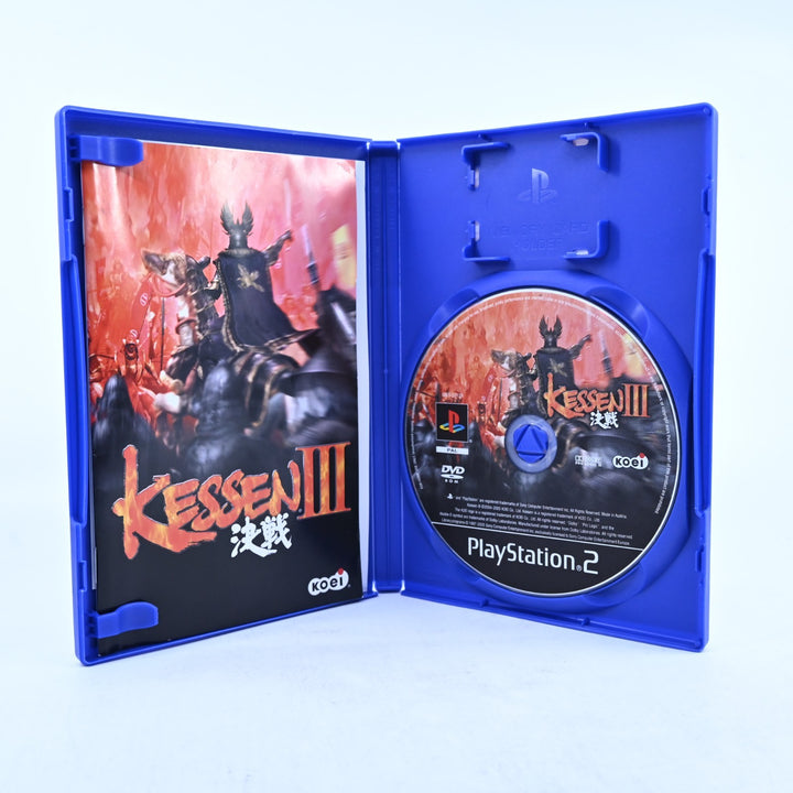 Kessen III - Sony Playstation 2 / PS2 Game + Manual - PAL - MINT DISC!
