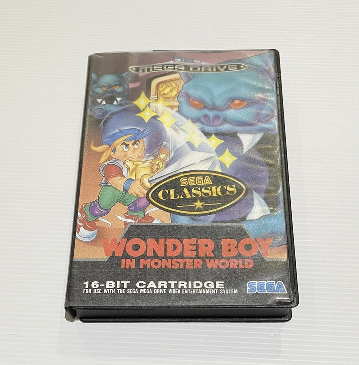 Wonderboy in Monster World - Sega Mega Drive Game - PAL - FREE POST!