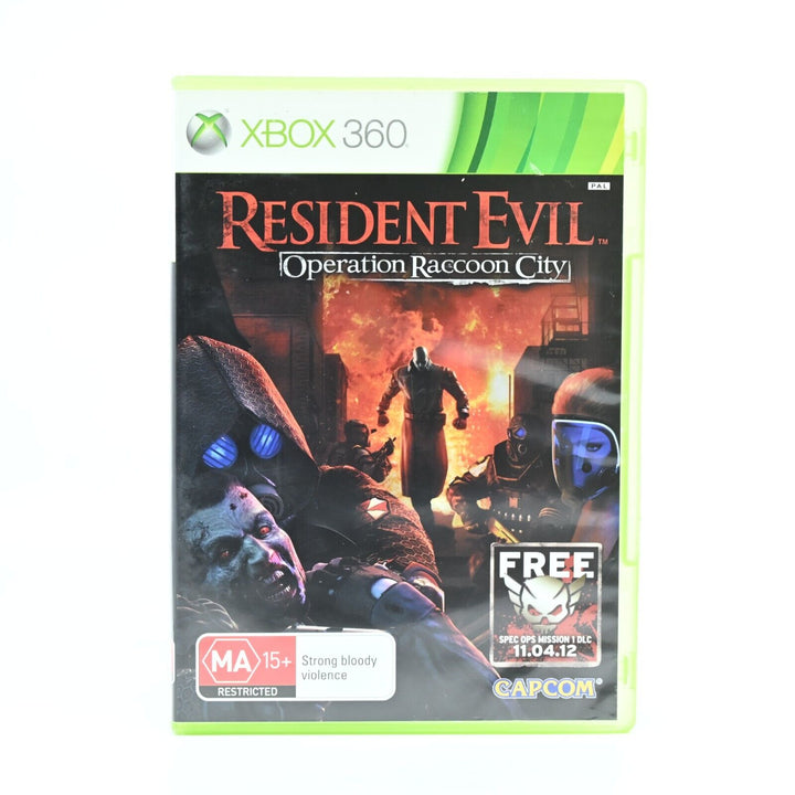 Resident Evil Operation Raccoon City - Xbox 360 Game + No Manual - PAL