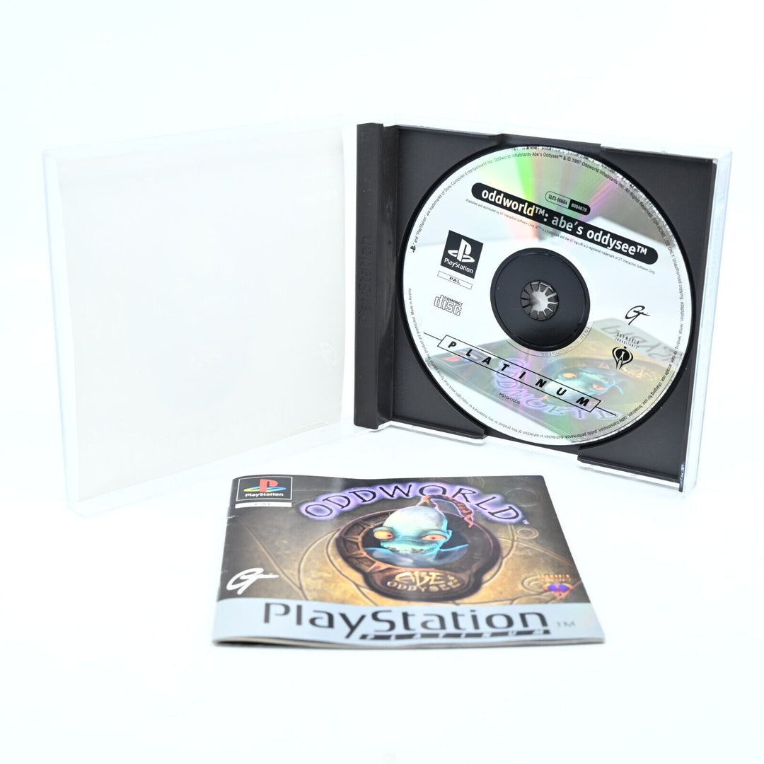 Oddworld: Abe's Oddysee - Sony Playstation 1 / PS1 Game + Manual - MINT DISC!