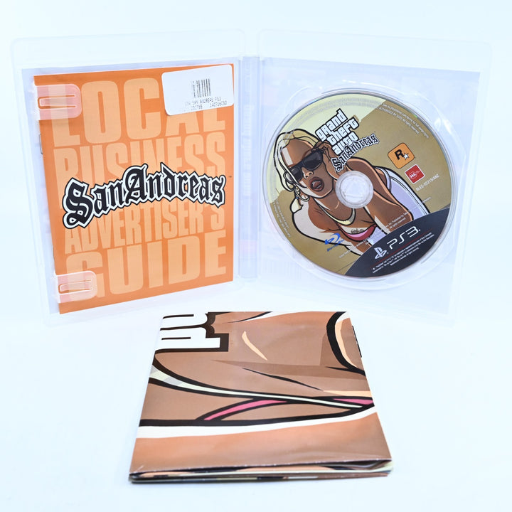 Grand Theft Auto: San Andreas - Sony Playstation 3 / PS3 Game + Manual + Map