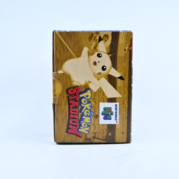 Pokemon Stadium - WITH N64 TRANSFER PAK - N64 / Nintendo 64 Boxed Game - PAL