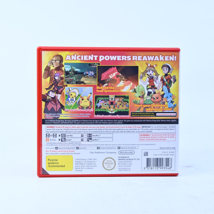 Pokemon Omega Ruby - Nintendo 3DS Game - PAL + Manual - FREE POST!