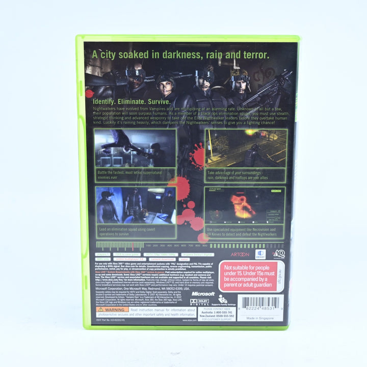 Vampire Rain - Xbox 360 Game + Manual - PAL - MINT DISC!