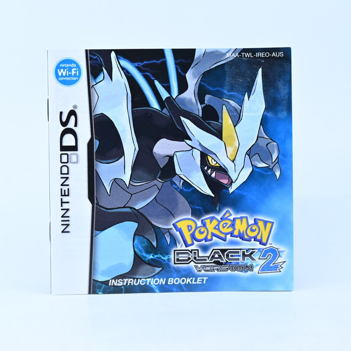 Pokemon Black 2 - Nintendo DS Game - PAL + Manual - FREE POST!
