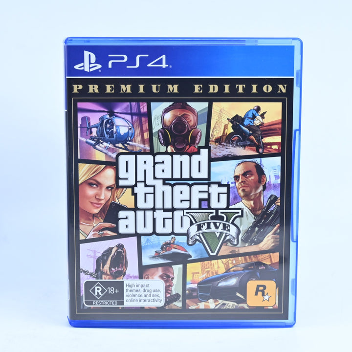 Grand Theft Auto V 5 Premium Edition - Sony Playstation 4 / PS4 Game