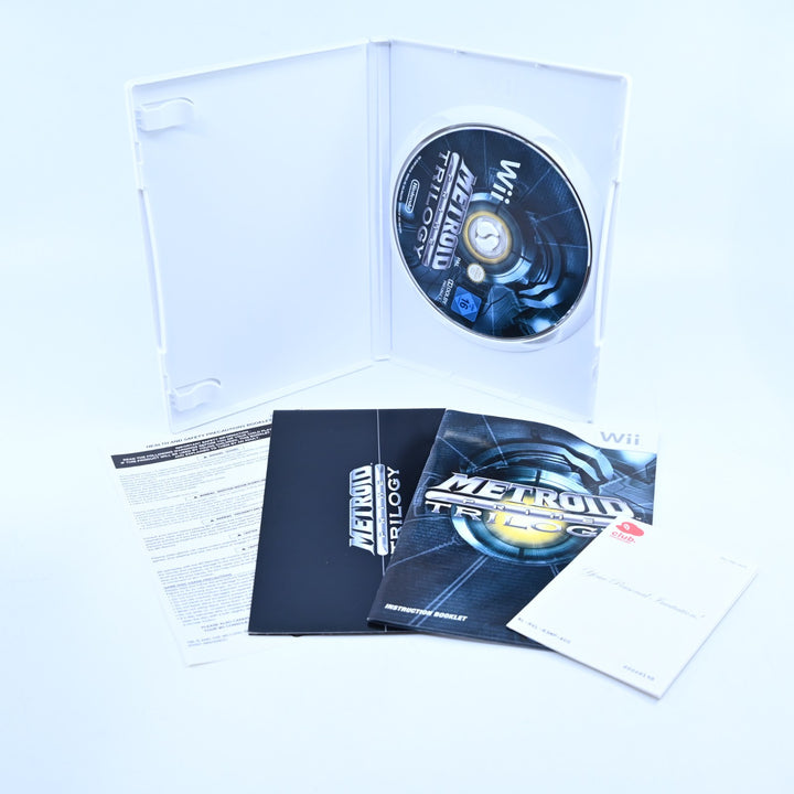 Metroid Prime Trilogy - Nintendo Wii Game + Manual - PAL - MINT DISC!