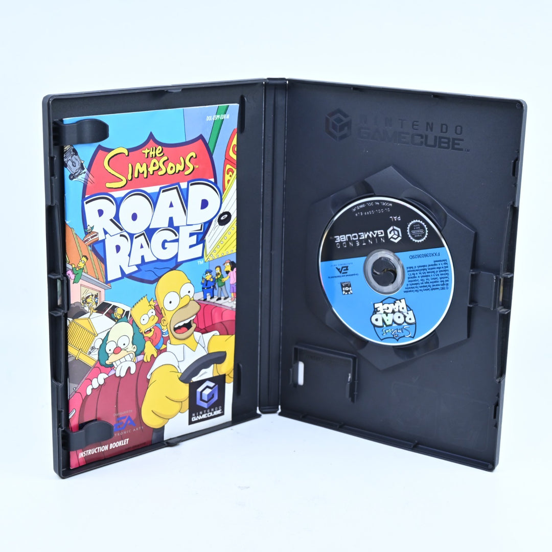 The Simpsons Road Rage - Nintendo Gamecube Game + Manual - PAL - FREE POST!
